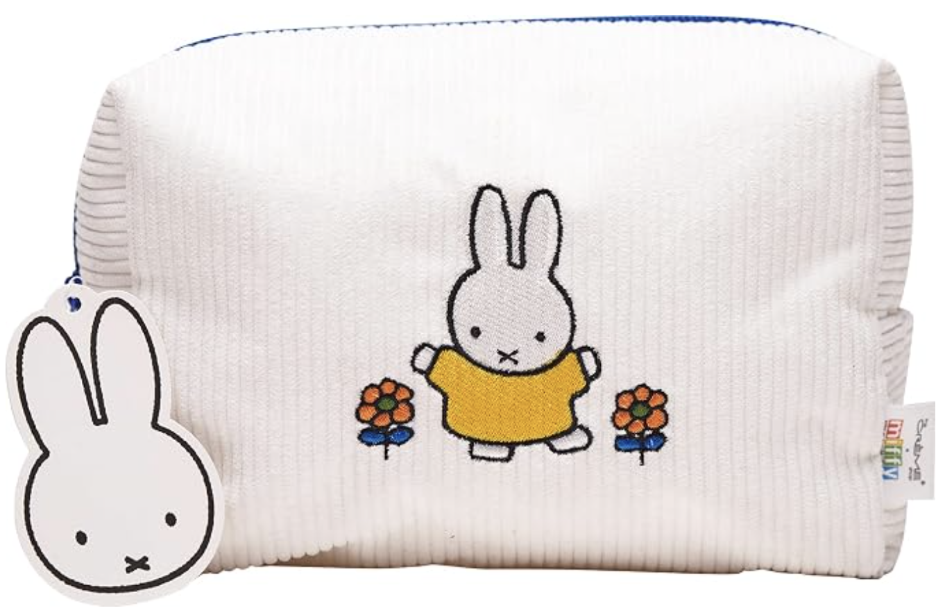 Miffy travel makeup bag with cute character print