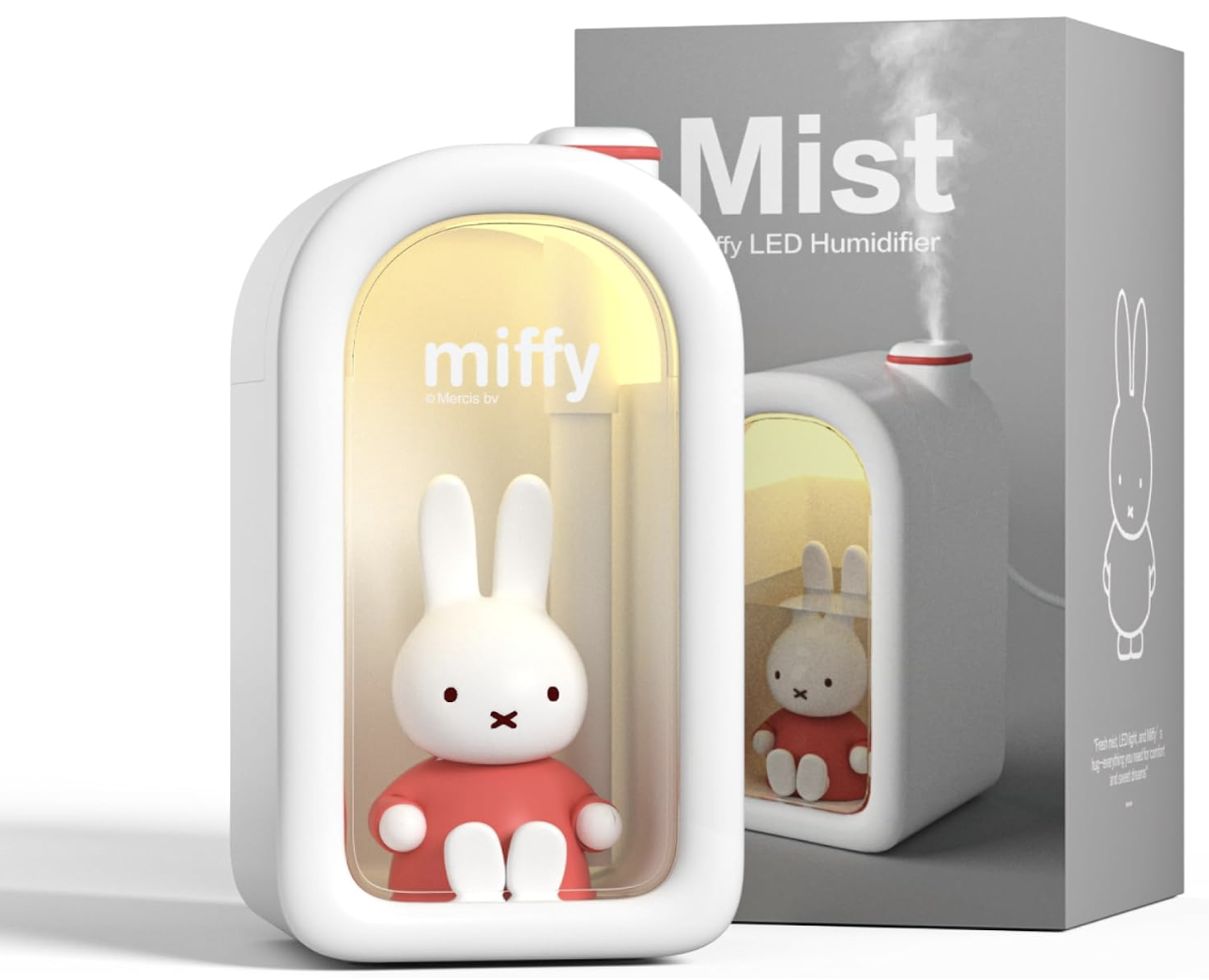 pink Miffy cool mist humidifier for desk or bedroom