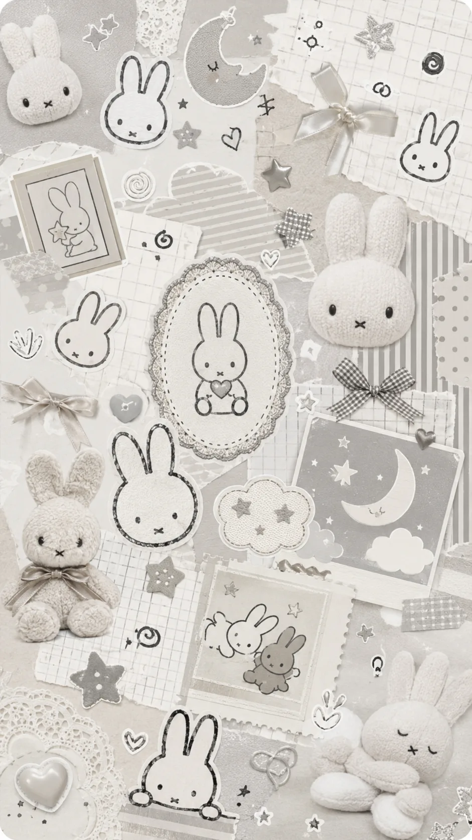 Miffy Silver Dreams free phone wallpaper
