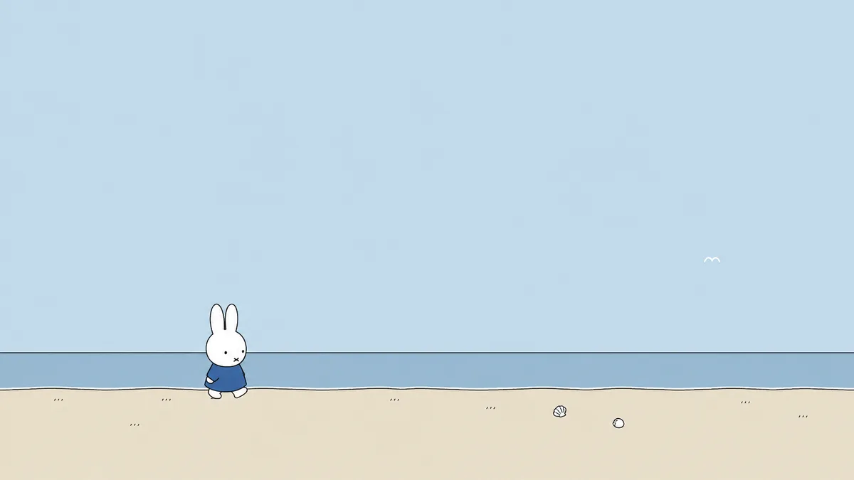 Soft Blue Landscape free desktop and iPad wallpaper
